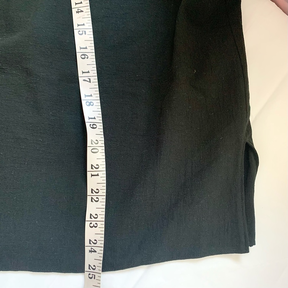 Vince Black Double V Neck Sleeveless Cotton Top MED - Picture 14 of 16